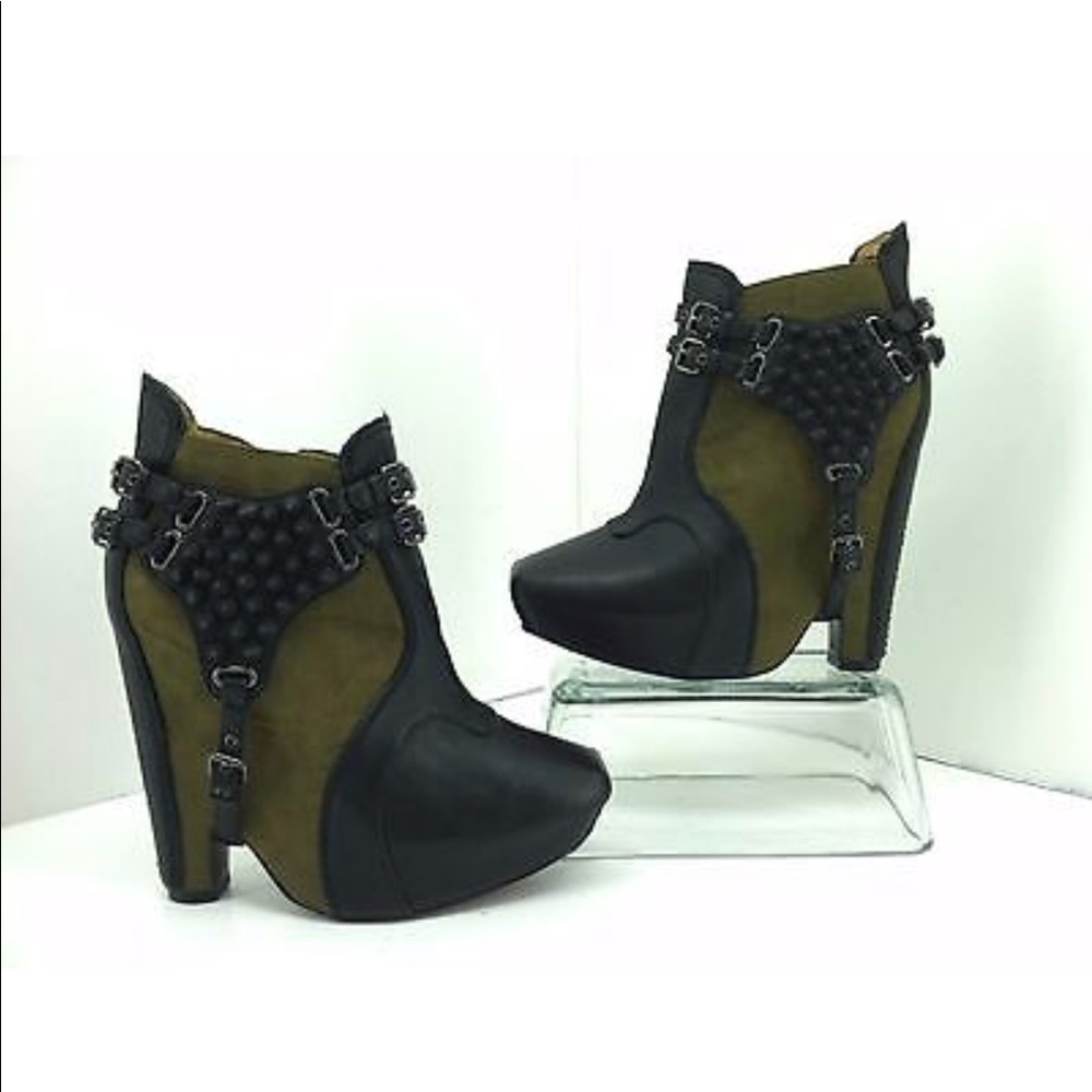 Sam Edelman Spiked Harness Ankle Boot Platform